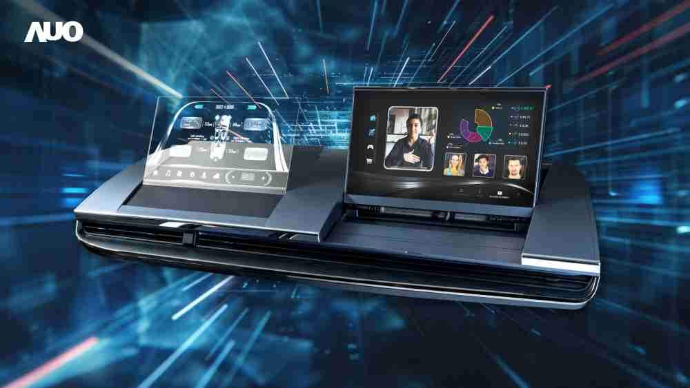 欧陆注册Micro LED Display HMI解决方案打造透明Micro LED前座仪表，，，，呈现信息并保留驾驶视野开阔；亦为副驾驶座乘客打造收放自如的Micro LED屏幕，，，在不影响显示质量的前提于显示区内建镜头，，，，让用户能与视讯对象直接眼神接触，，提供绝佳的双向沟通体验