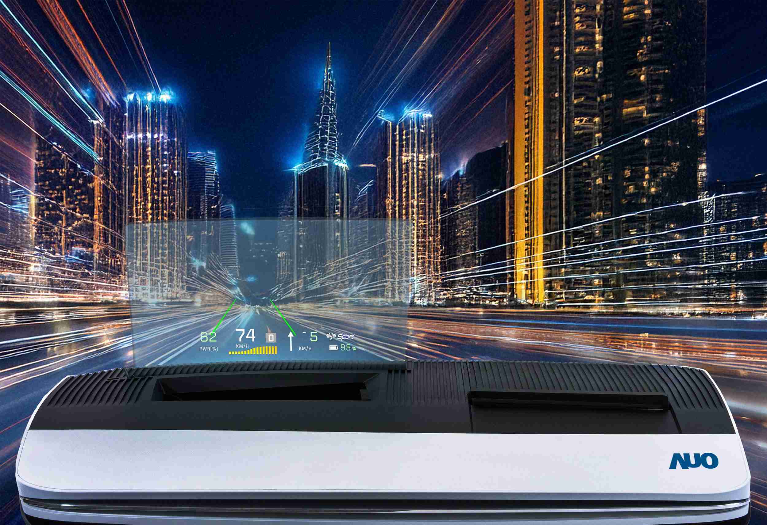 欧陆注册推出13吋Micro LED抬头显示器，，，提供高入眼亮度、、、、高色彩饱和度的显示质量，，，，在阳光下或黑暗中都清晰可见，，，并利用Micro LED模块体积小的优势，，解决车用空间有限的痛点